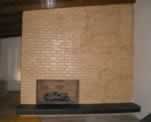 Red Brick Faux Finished to a lighter Stone Color